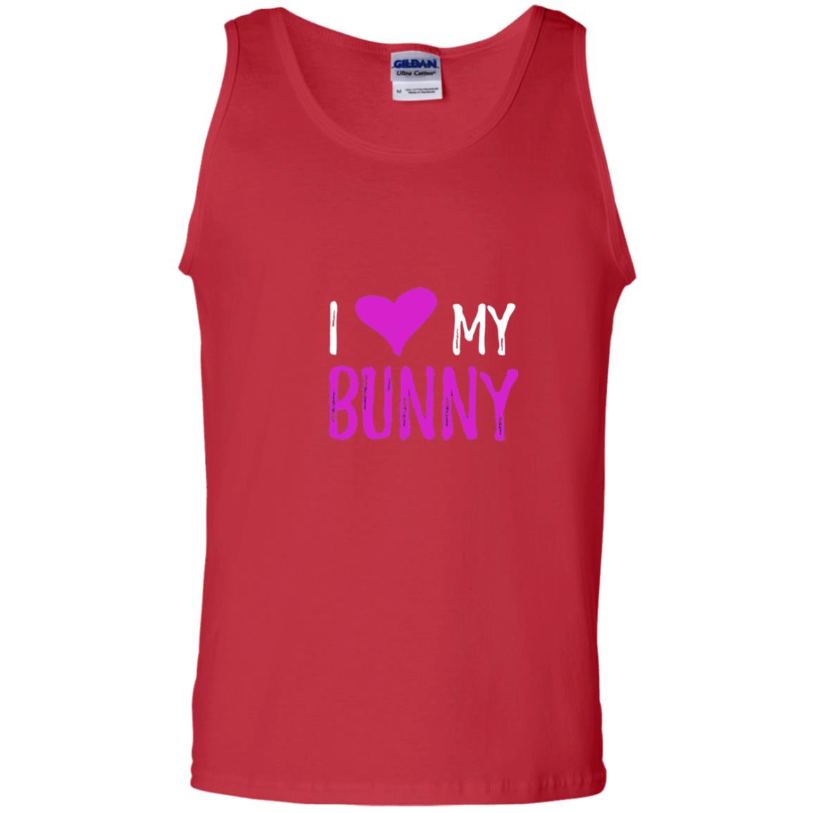 Bunny Rabbit Mom Shirt I Love My Bunny Red