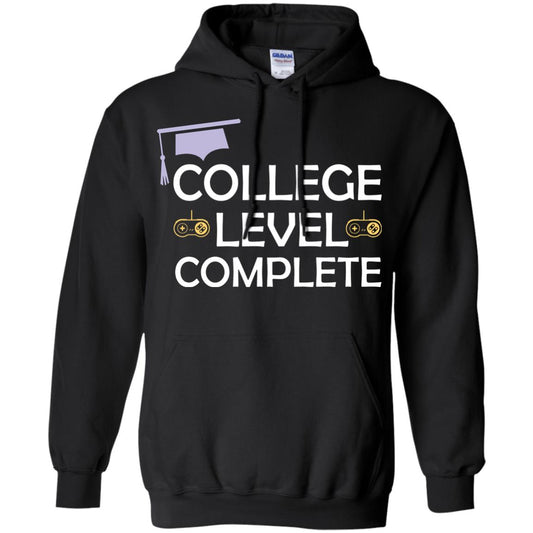 College Level Complete Funny College Graduation Shirt Black