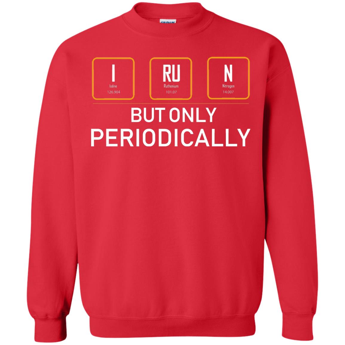 But Only Periodically Scientist T-shirt Red