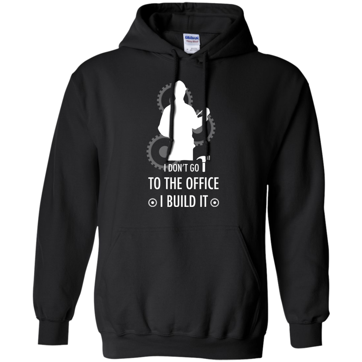 Engineer T-shirt I Don't Go To The Office I Build It Black