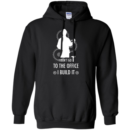 Engineer T-shirt I Don't Go To The Office I Build It Black