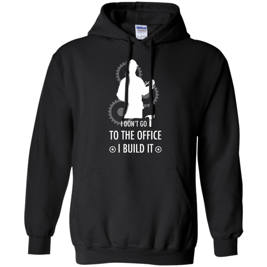 Engineer T-shirt I Don't Go To The Office I Build It Black