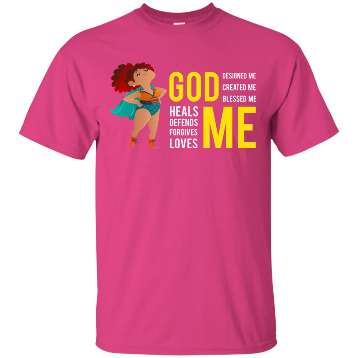 God Designed Me Created Me Blessed Me Best Shirt For Women Heliconia