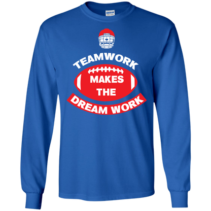Football T-shirt TeamWork Makes The Dreamwork Royal