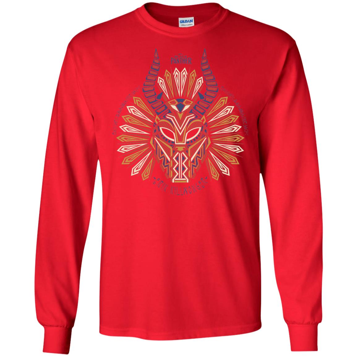 Black Panther Movie Geo Killmonger Movie Lover T-shirt Red