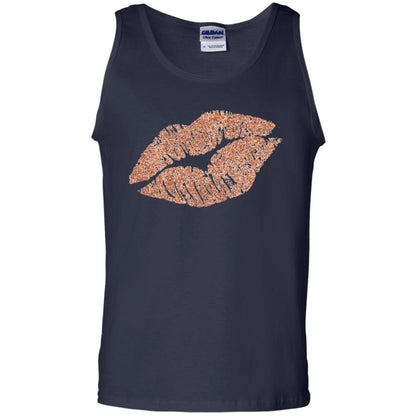 Rose Gold Lipstick Kiss Shirt Navy