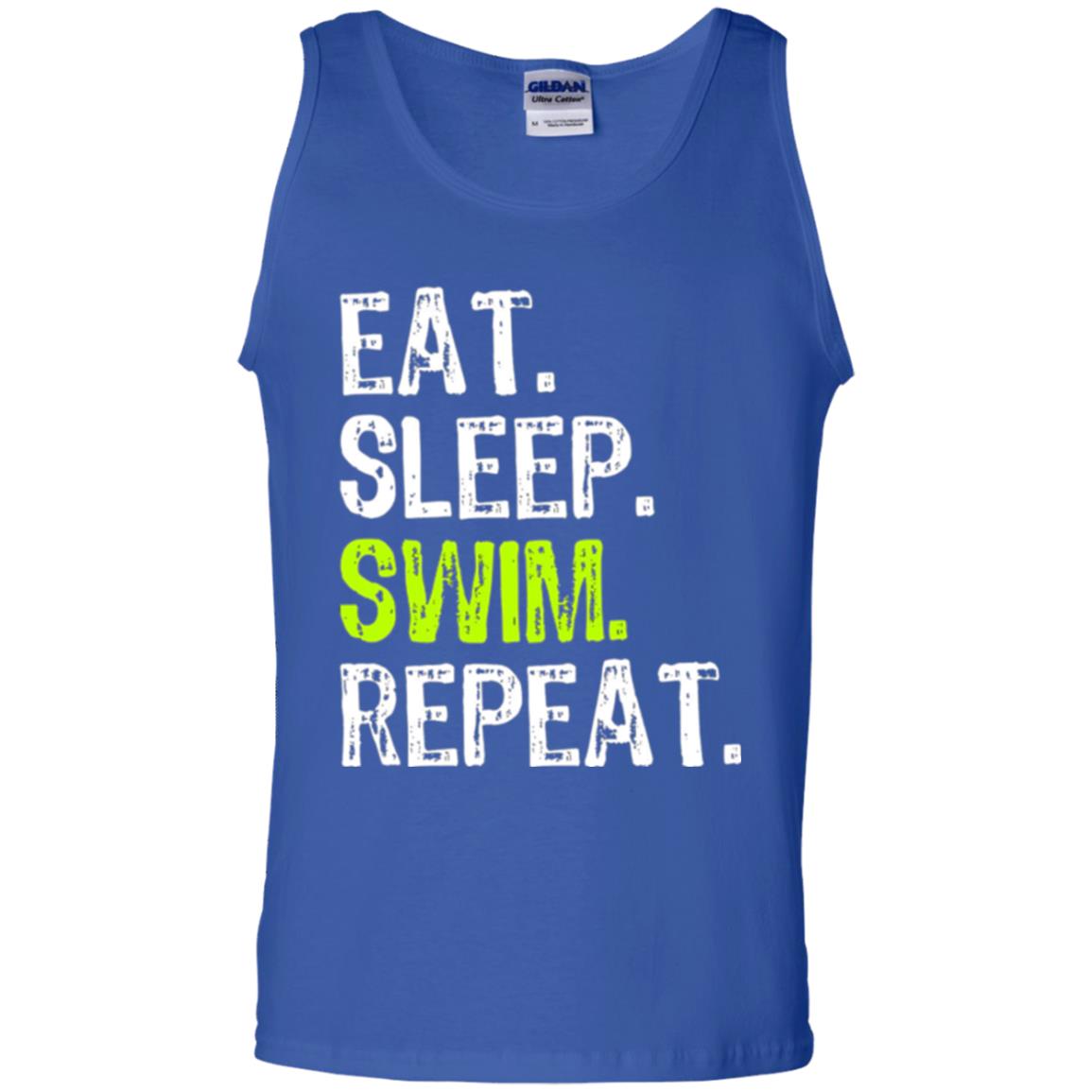 Swim Lovers T-shirt Eat Sleep Swim Repeat Royal
