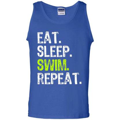 Swim Lovers T-shirt Eat Sleep Swim Repeat Royal