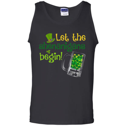 Let The Shenanigans Begin St. Patrick_s Day T-shirt Black