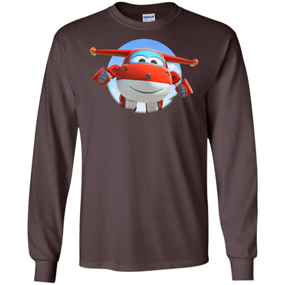 Super Wings Jett Movie Lover T-shirt Dark Chocolate
