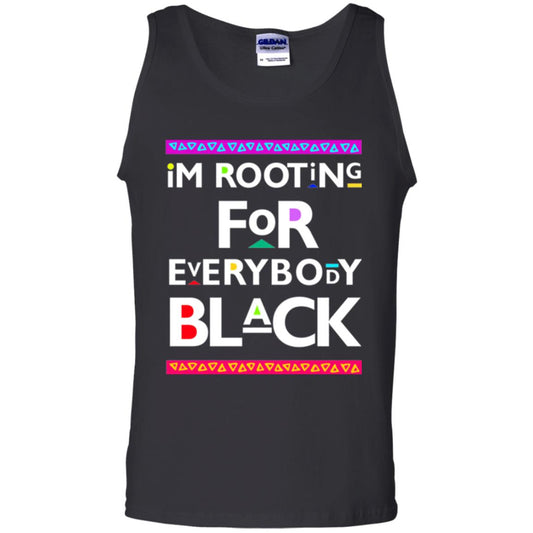 Human Rights T-shirt I_m Rooting For Everybody Black Black