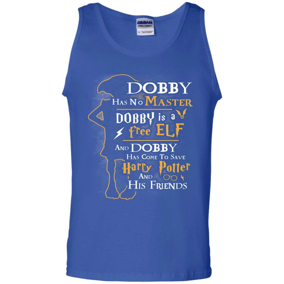 Dobby Has No Master Dobby Is A Free Elf And Dobby Has Come To Save Harry Potter And His Friends Movie Fan T-shirt Royal
