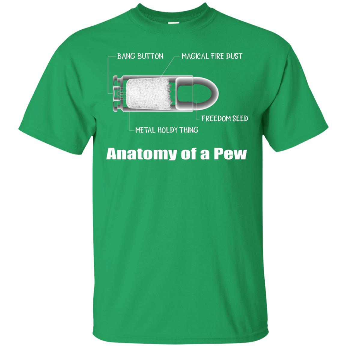 Bullet T-shirt The Anatomy Of A Pew Irish Green