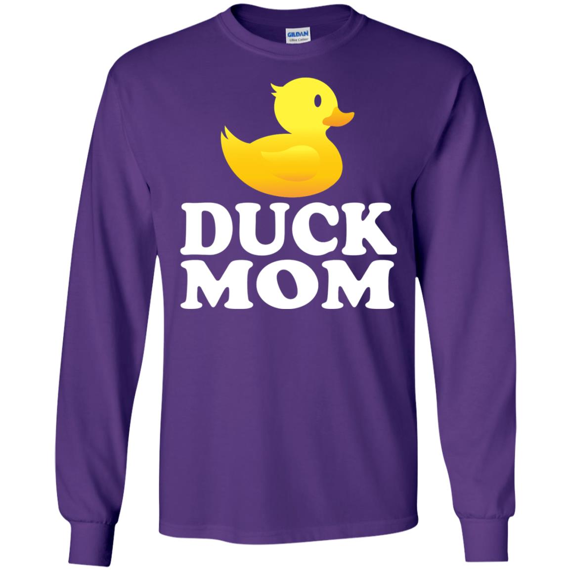 Duck Mom Funny Bird Lover T-shirt Purple