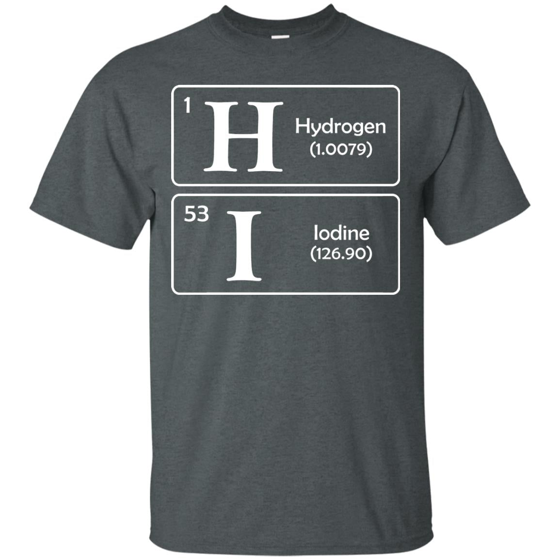Hydrogen Iodine Hi Shirt Dark Heather