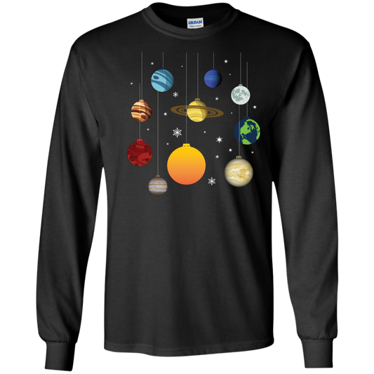 Christmas T-shirt Joy To Universe Christmas Black