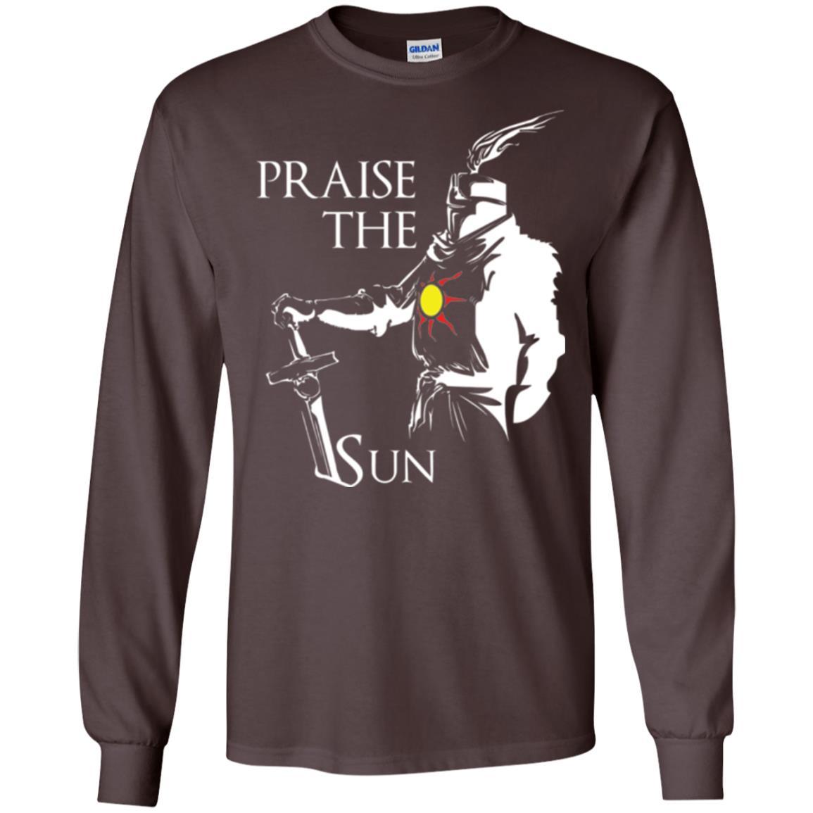 Gamer T-shirt Praise The Sun Knight T-shirt Dark Chocolate