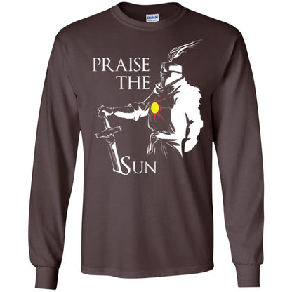 Gamer T-shirt Praise The Sun Knight T-shirt Dark Chocolate