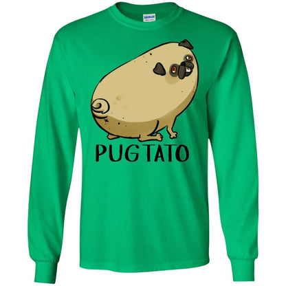 Dog Lovers T-shirt Pugtato Irish Green