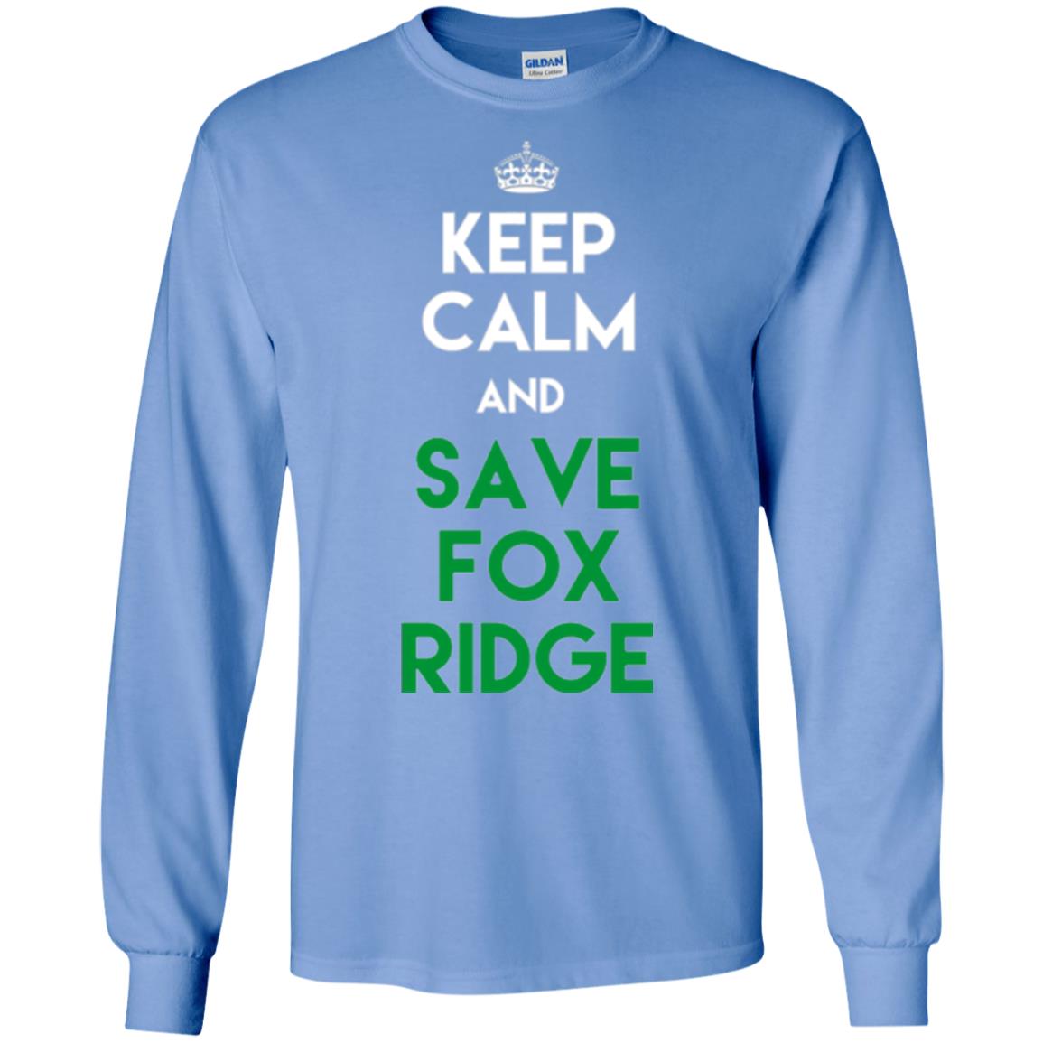 Elementary T-shirt Keep Calm And Save Fox Ridge T-shirt Carolina Blue
