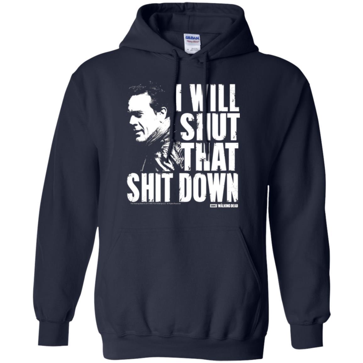 Film T-shirt I Shut That Shit Down Navy