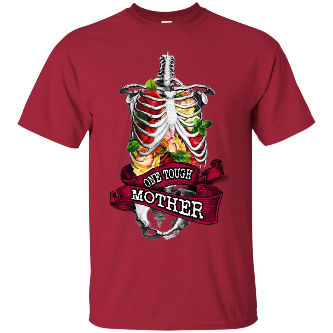 One Tough Mother Mommy Shirt Cardinal