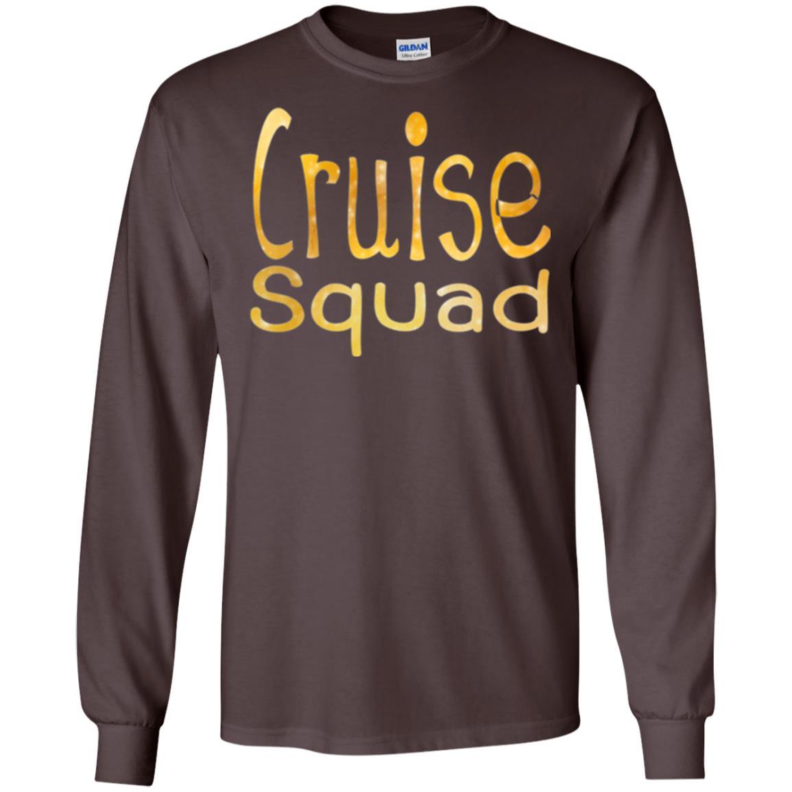 Cruise Squad T-shirt Funny Party Dark Chocolate