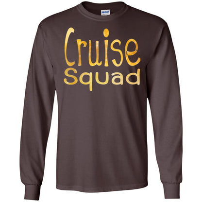 Cruise Squad T-shirt Funny Party Dark Chocolate