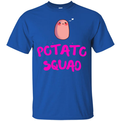 Cute Potato Squad T-shirt I Love Potato Royal