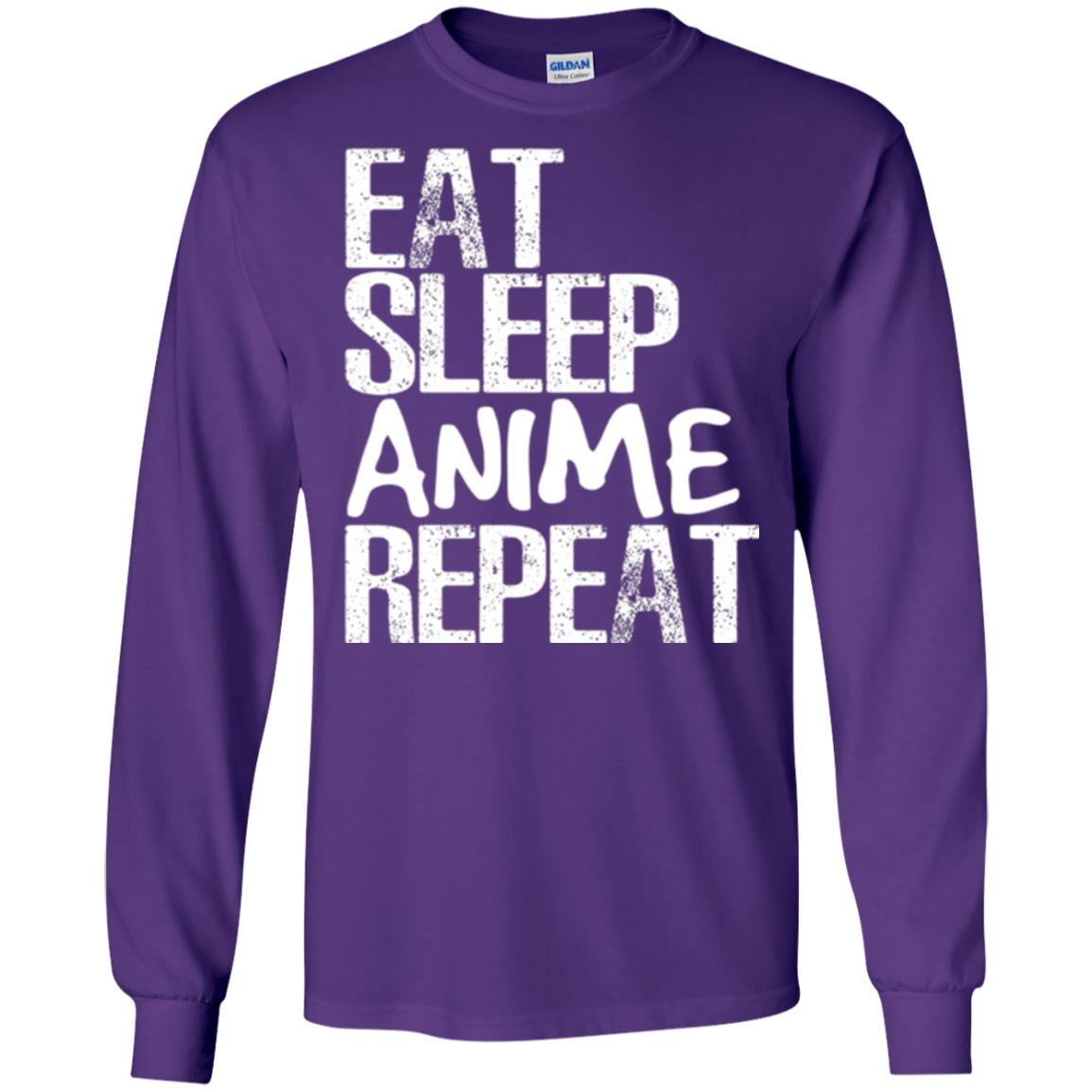 Funny Anime Binge T-shirt Eat Sleep Anime Repeat