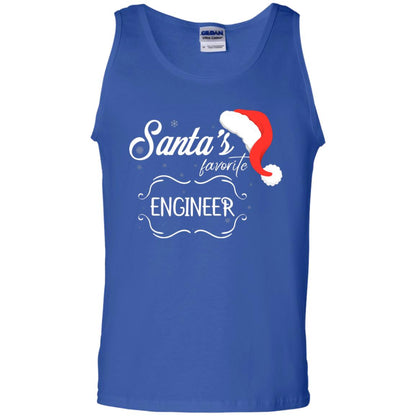 Santa's Favorite Engineer Engineering X-mas Gift Shirt For Engineers Royal