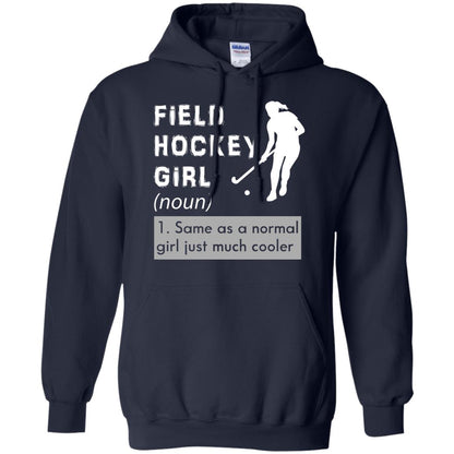 Field Hockey Girl Hockey Lover T-shirt Navy