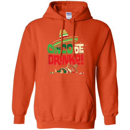 Cinco De Drinko Cinco De Mayo Drink Lover T-shirt Orange