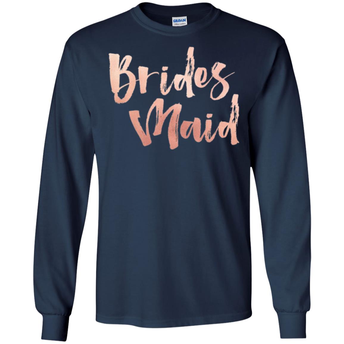 Bridal Shower Wedding Party Bridesmaid T-shirt Navy