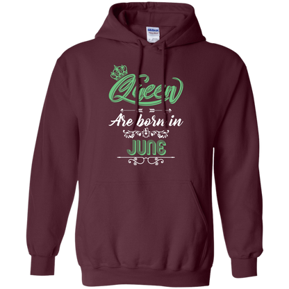 Brithday T-Shirt Queen Are Born In June Maroon