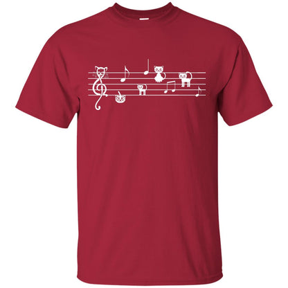 Musical Cat Shirt For Musician Cardinal