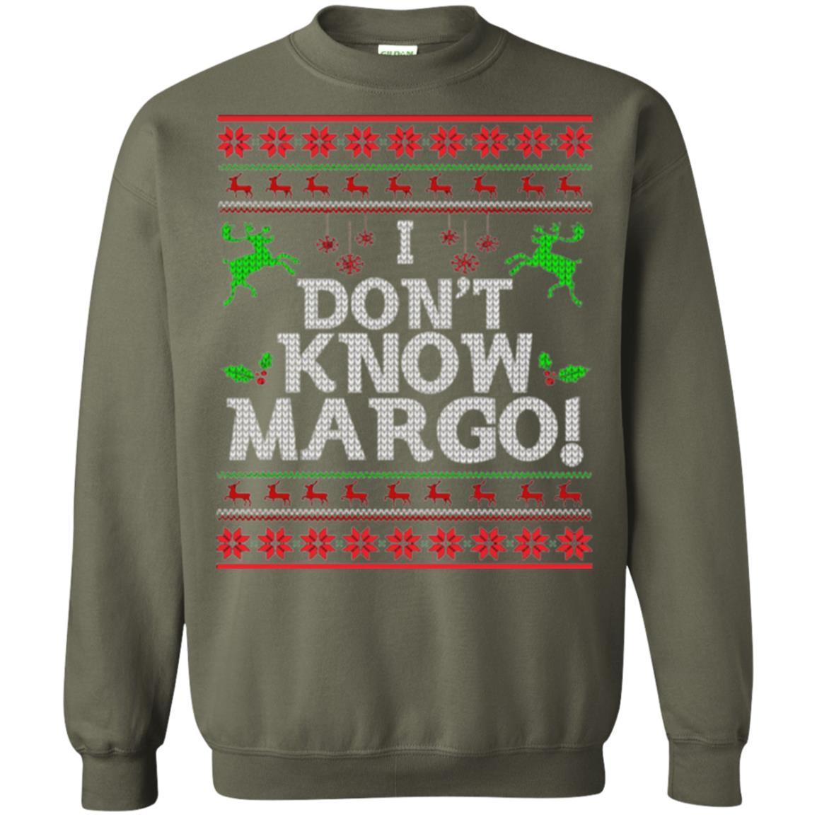Christmas T-shirt I Don't Know Margo Military Green