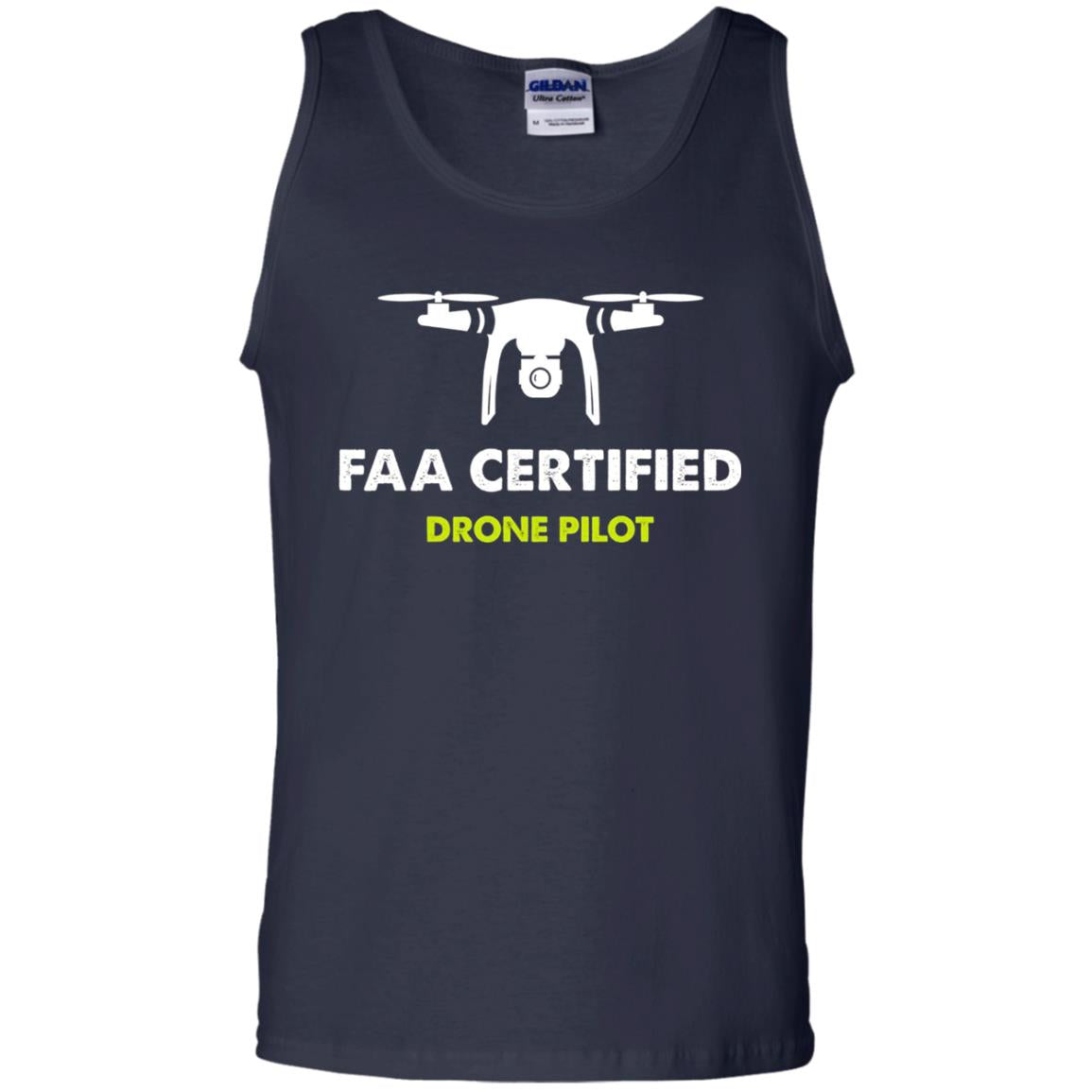 Faa Certified Drone Pilot T-shirt Navy