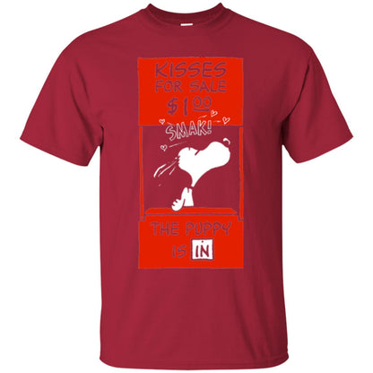 Peanuts Snoopy Kisses Valentines T-shirt Cardinal