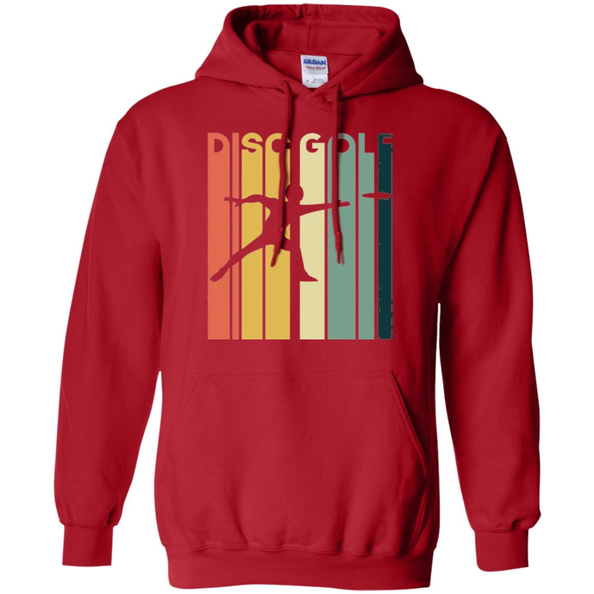Disc Golf Retro Vintage T-shirt Red