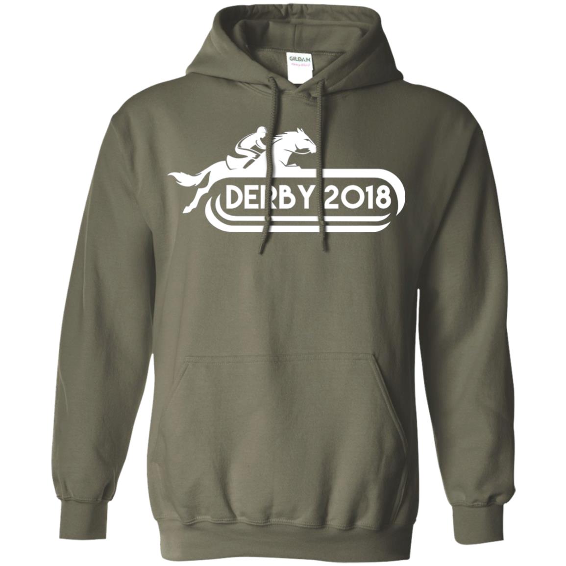 Derby 2018 Shirt Derby 2018 Horse Racing Military Green