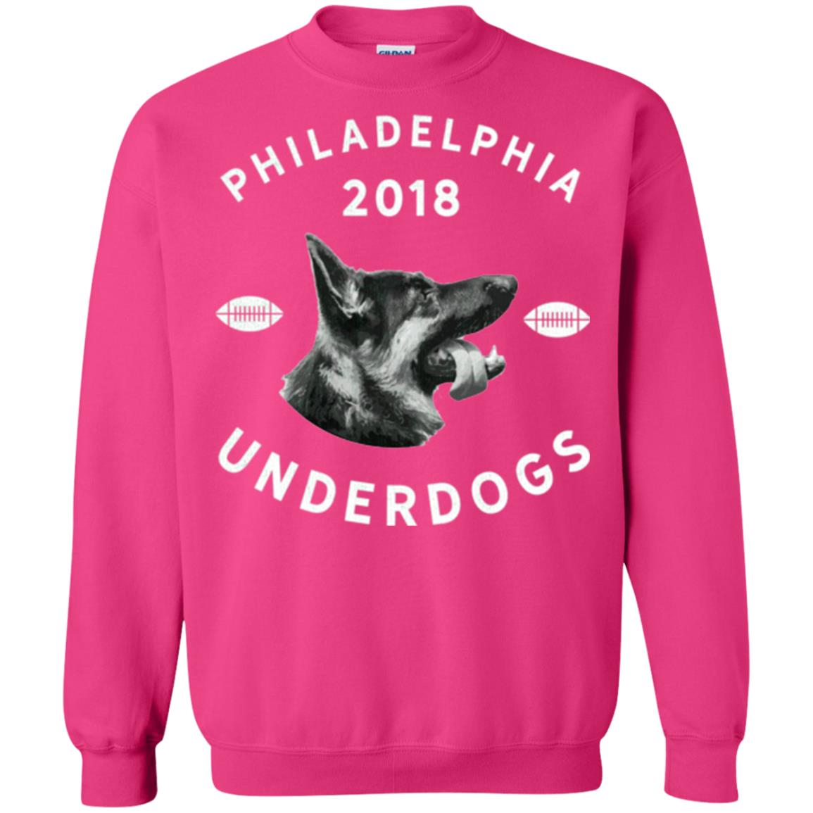 Dog Lover T-shirt Philly Philadelphia Underdogs 2018 Game Day Heliconia