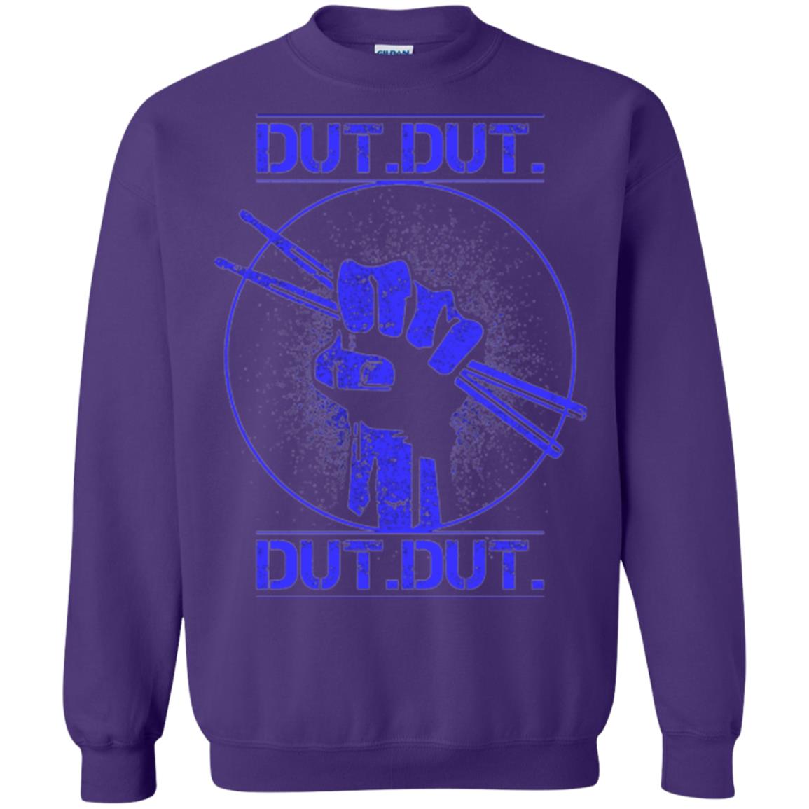 Drum Lovers T-shirt Dut Marching Band Purple