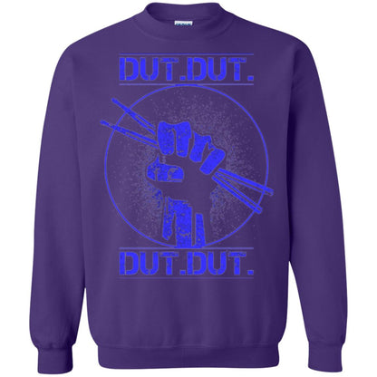 Drum Lovers T-shirt Dut Marching Band Purple