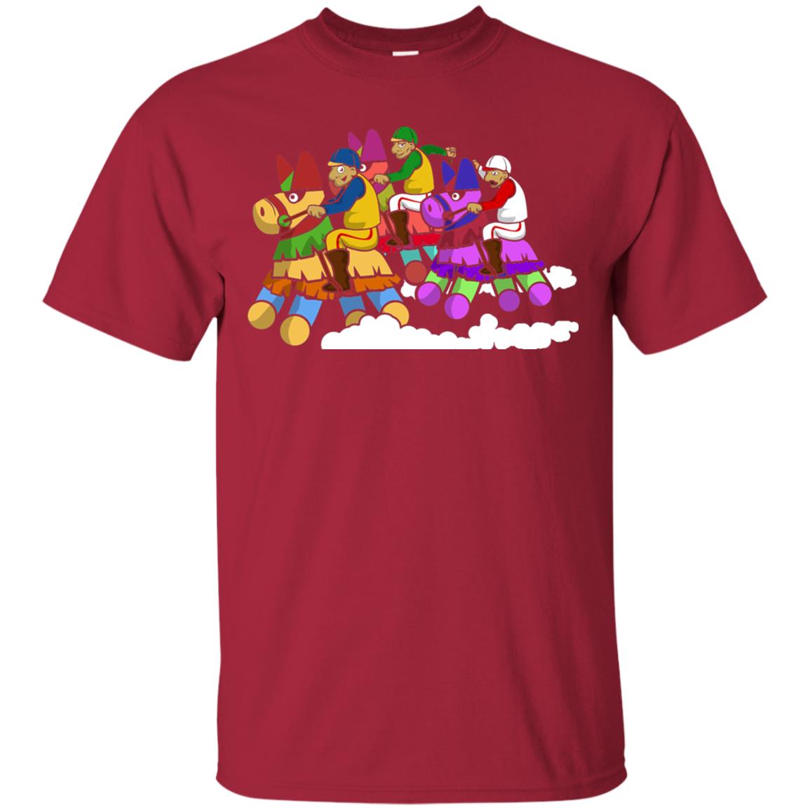 Derby Party Pinata Jockeys Cinco De Mayo Horse Race Shirt Cardinal