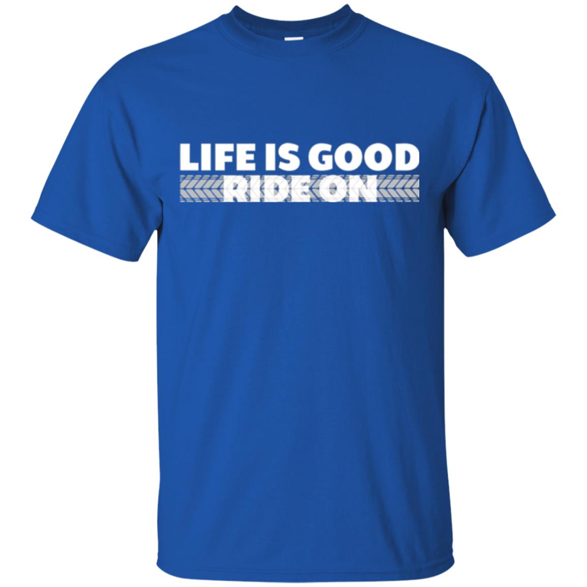 Life Is Good Ride On T-shirt Royal