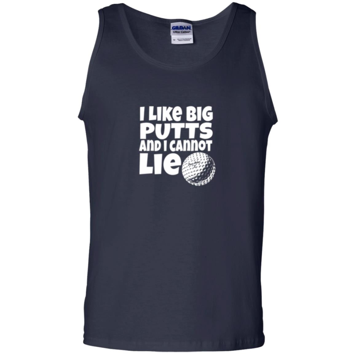 Golf Lover T-shirt I Like Big Putts And I Cannot Lie Navy