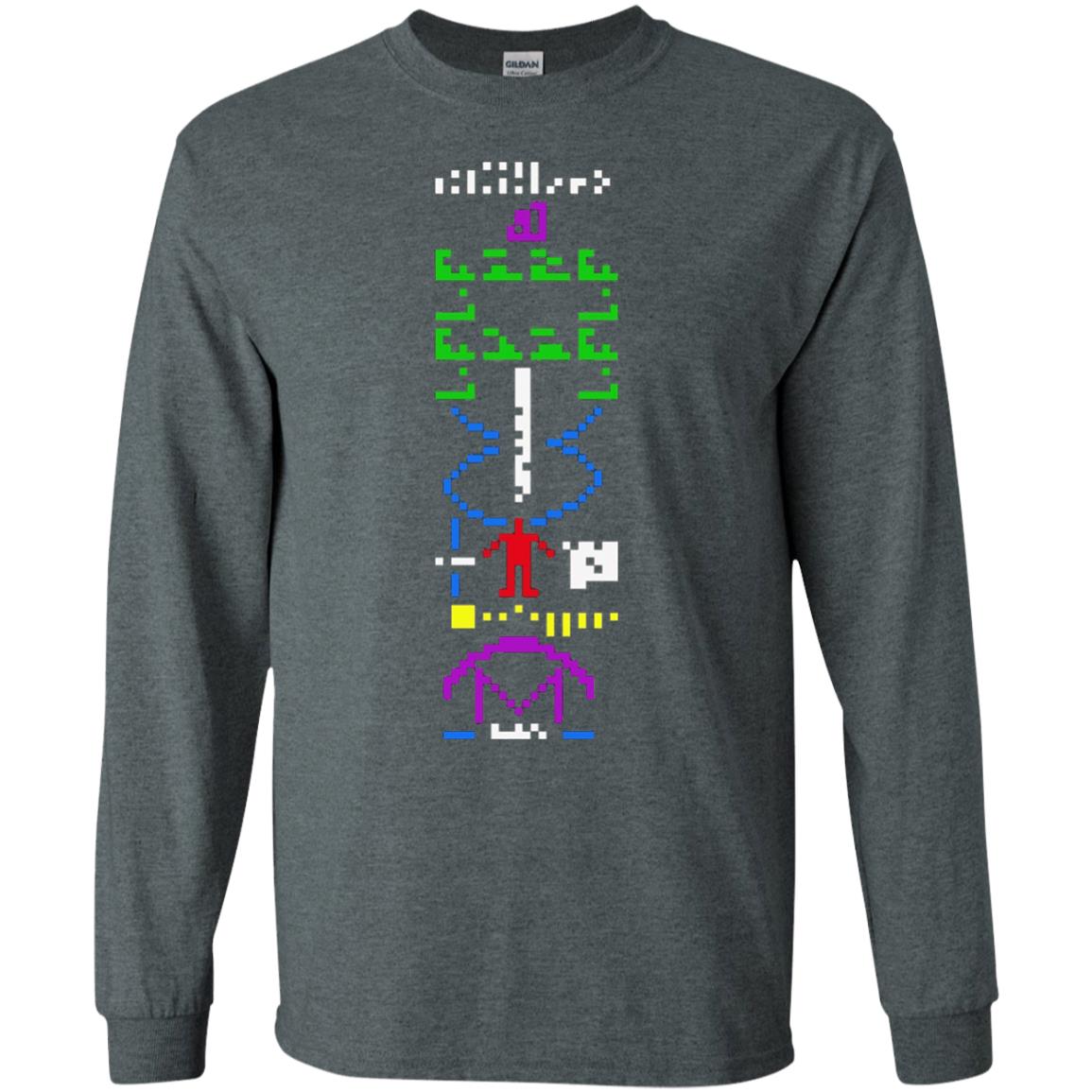 Astronomer T-shirt 1974 Arecibo Message Cool Space Exploration Dark Heather