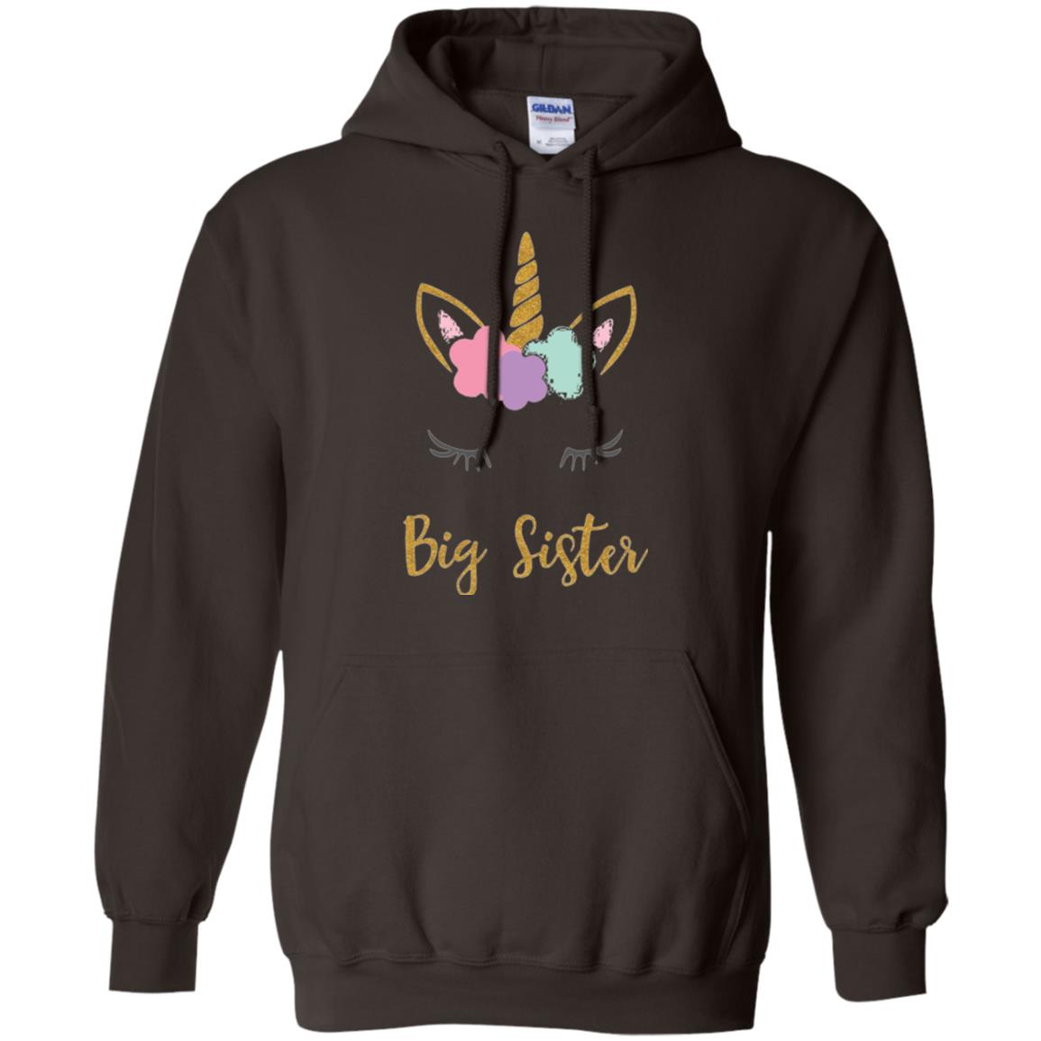 Family T-shirt Big Sister Dark Chocolate