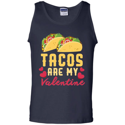 Funny Valentines Day Shirt Tacos Lovers Love Heart Gift Shirt Navy